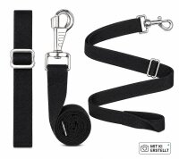 Waldhausen Elastik-Beinschnüre verstellbar Paar mit Karabiner für Pferdedecken