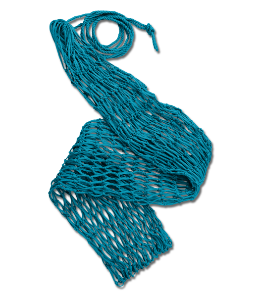 Großes Heunetz Farbe Azurblau