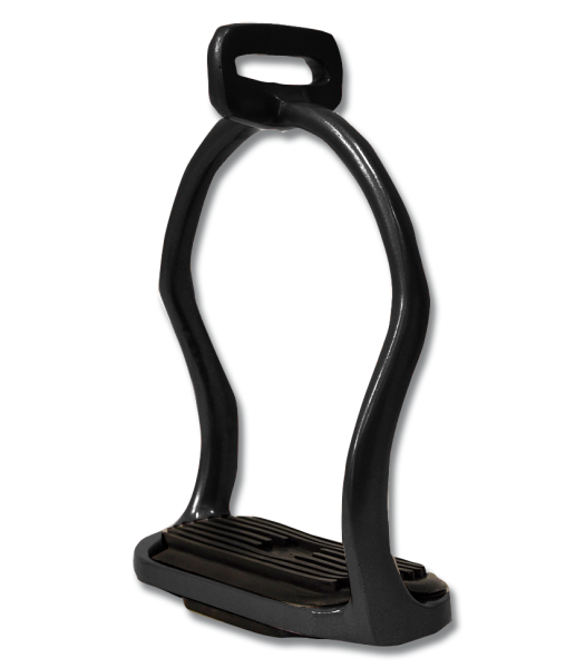 Waldhausen Island Steigbügel Alu Schwarz 12 cm