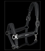 Halfter Pferd Breath VB nachtblau verstellbar gepolstert Satin Halfter