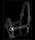 Halfter Pferd Breath VB nachtblau verstellbar gepolstert Satin Halfter