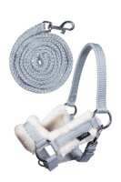 Hobby Horsing Halfter mit Strick grau HKM Kids...