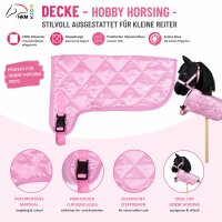 Hobby Horsing Decke Rosa HKM Kids Steckenpferd...