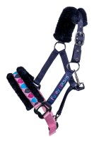 Halfter Shetty gepolstert Funny Horses Hearts HKM Pony...