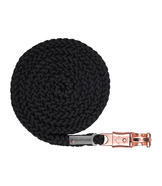 ANBINDESTRICK SHINE - PANIKHAKEN, schwarz/roségold