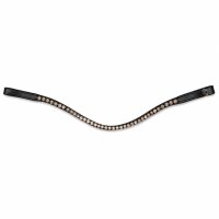 Waldhausen X-Line Stirnband Glam Schwarz VB Strass Leder...