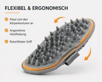 Waldhausen Flex Massage-Striegel Pfirsich Pferdestriegel Massageeffekt