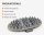 Waldhausen Flex Massage-Striegel Pfirsich Pferdestriegel Massageeffekt