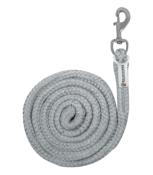 Waldhausen Anbindestrick Plus – Karabinerhaken Chromgrau