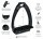 Waldhausen Sicherheitssteigbügel Pro Schwarz 12 cm Aluminium Steigbügel Paar