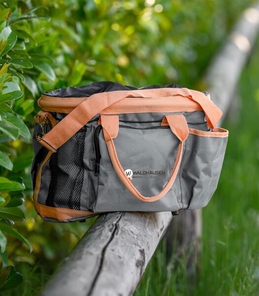 Waldhausen Putztasche chromgrau/pfirsich