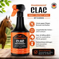 Fliegenspray Pferd Icaridin Pharmakas CLAC Insect...