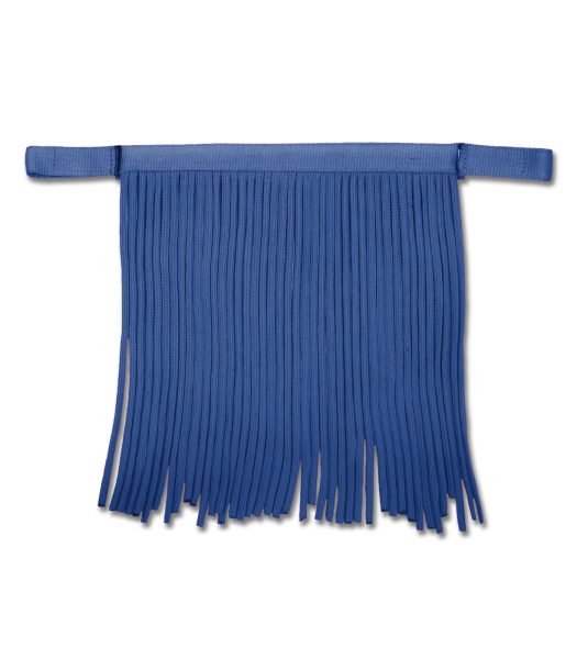 FLIEGENFRANSEN SALON, blau, Pony