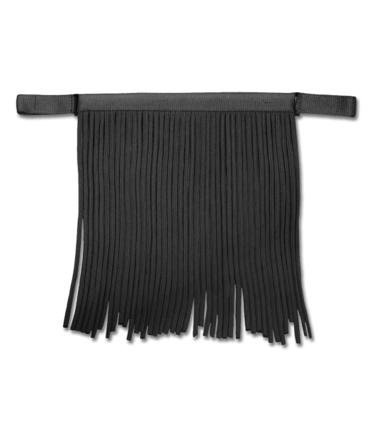 FLIEGENFRANSEN SALON, schwarz, Pony