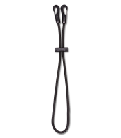 AUSBINDEZÜGEL ELASTIC, Schwarz