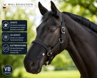 Waldhausen Fliegen-Nasenschutz VB Schwarz UV-Schutz Fliegenschutz Pferd