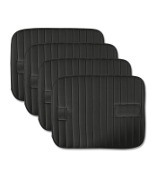 BANDAGIERKISSEN MIT KLETT, 4ER SET, schwarz