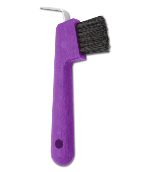 HOOF-PICK-BRUSH, lila