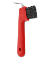 HOOF-PICK-BRUSH, rot
