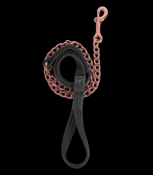 FÜHRKETTE SOFT, schwarz/roségold